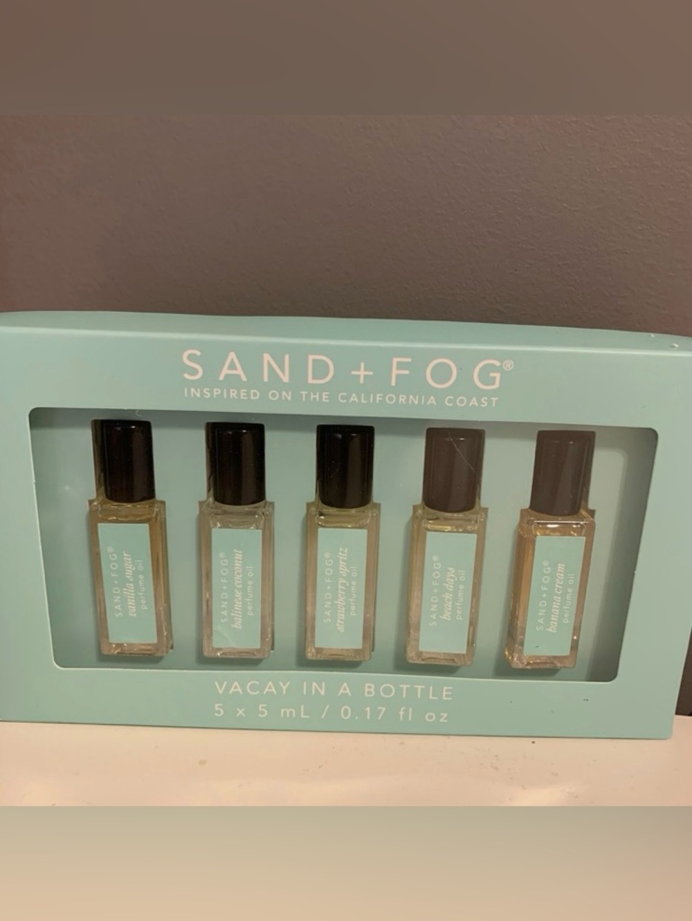 Sand + Fog Mini Rollers Vacation In a Bottle Discovery Set